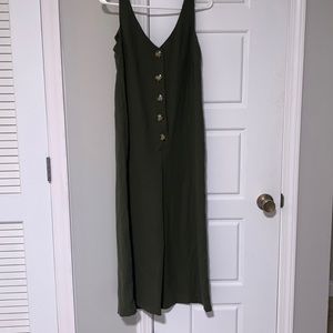Green jumpsuit